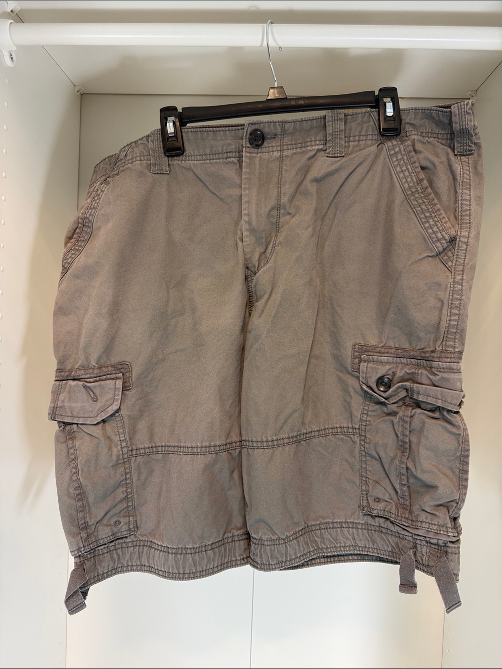 urban pipeline Men's Cargo Shorts in Taupe Gray